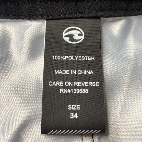 Ocean Current Mens Black Pink Checkered Board Shorts Swim Trunks Size 34 NEW - Picture 7 of 12